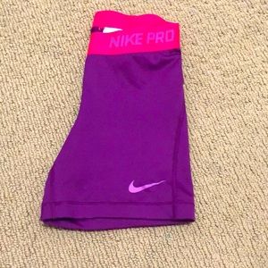 Nike Pro Stretch Shorts, Size Small.